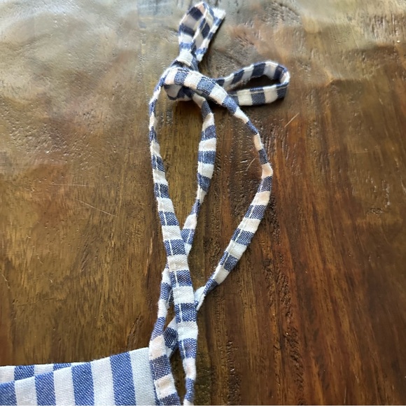 Large Blue and White Striped Jumpsuit! - Picture 2 of 5